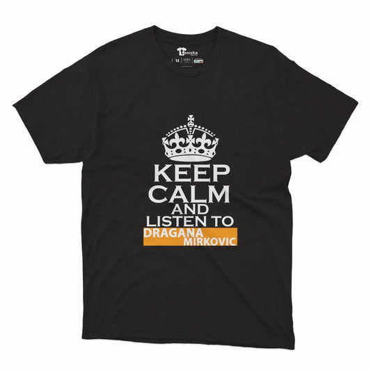 КЕЕP CALM AND LISTEN TO DRAGANA_Men-mockup-BLACK