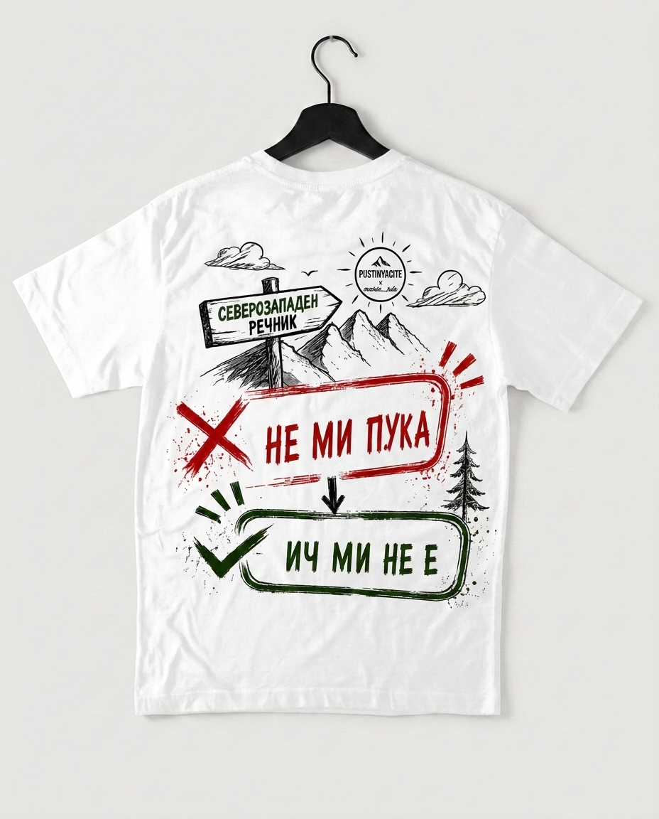 PREMIUM ТЕНИСКА UNISEX - ИЧ МИ НЕ Е