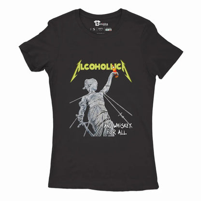 Alcohollica-and whiskey for all_Girl-mockup-BLACK