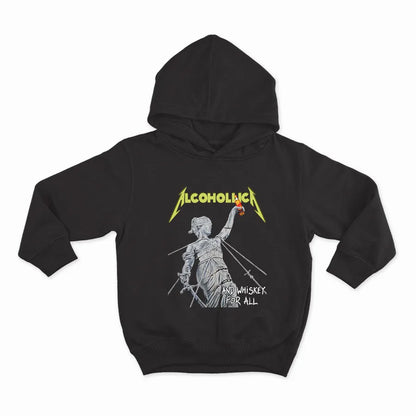 Alcohollica-and whiskey for all_HOODIE-BLACK