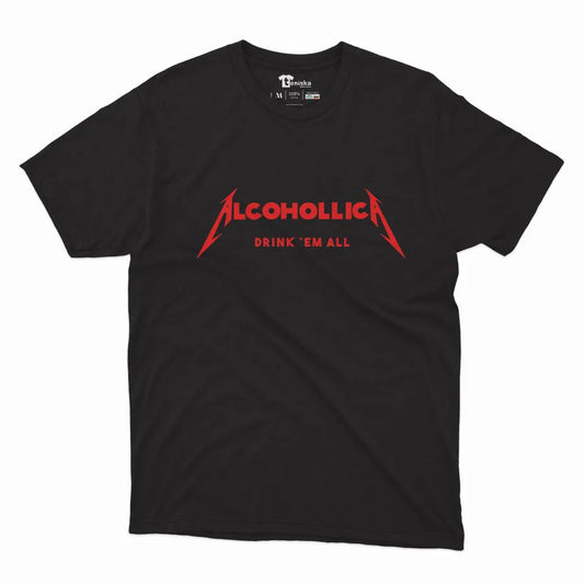 ALCOHOLLICA - DRINK `EM ALL_Men-mockup-BLACK