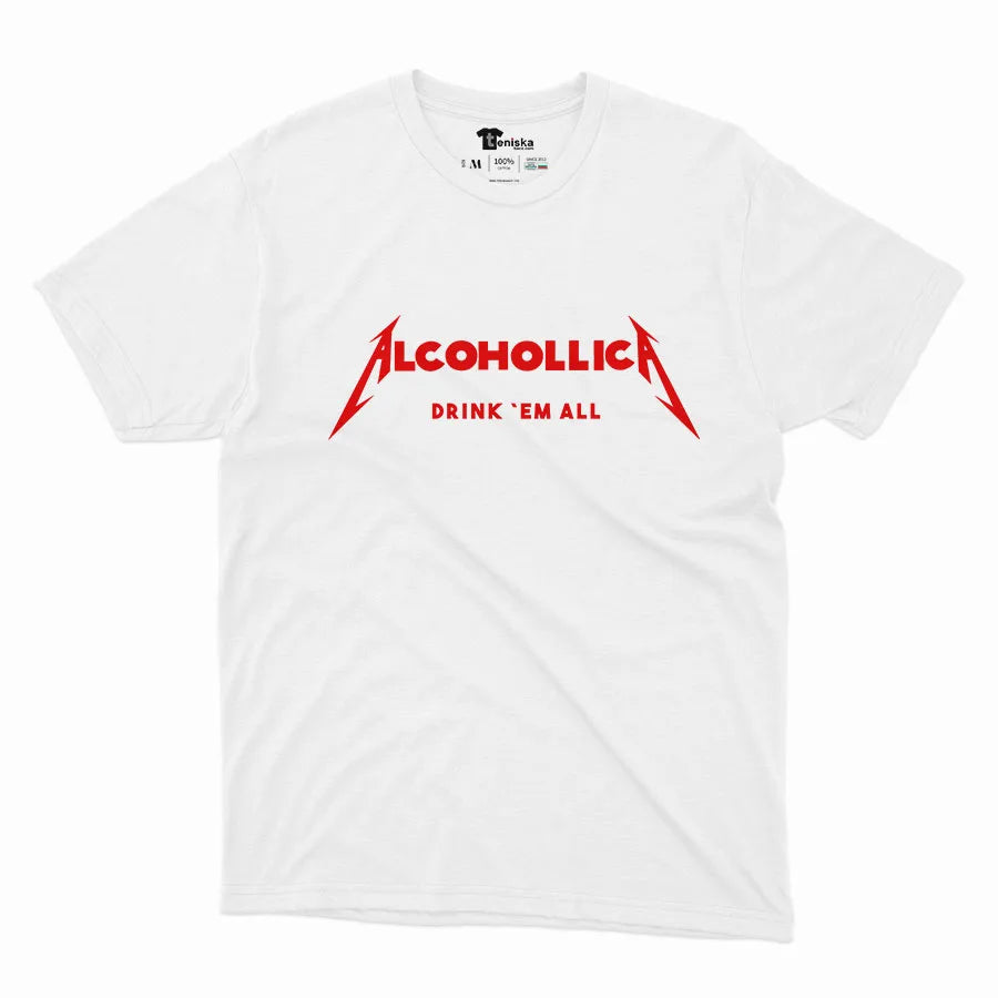 ALCOHOLLICA - DRINK `EM ALL_Men-mockup-WHITE