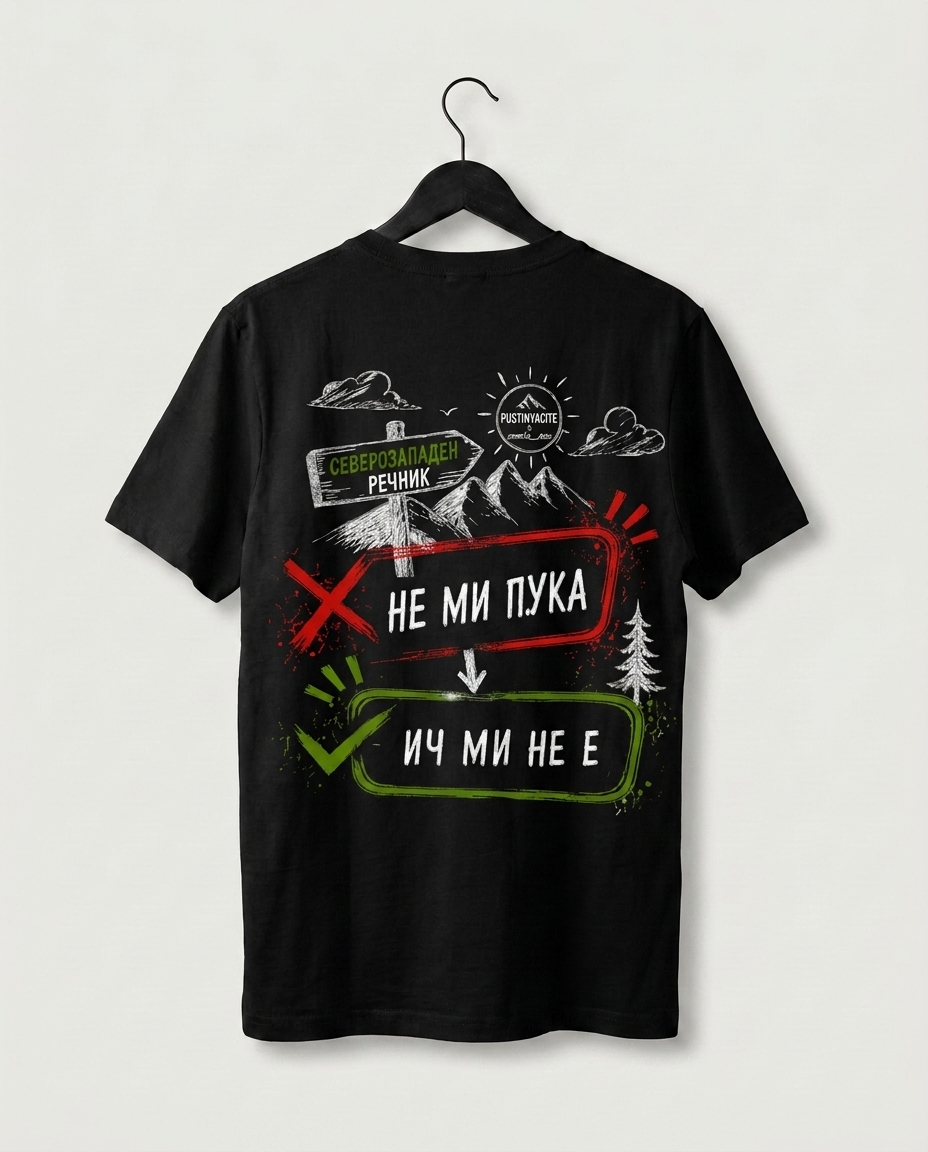 PREMIUM ТЕНИСКА UNISEX - ИЧ МИ НЕ Е
