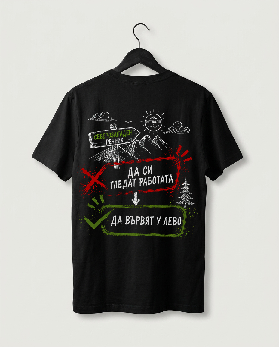 PREMIUM ТЕНИСКА UNISEX - У ЛЕВО