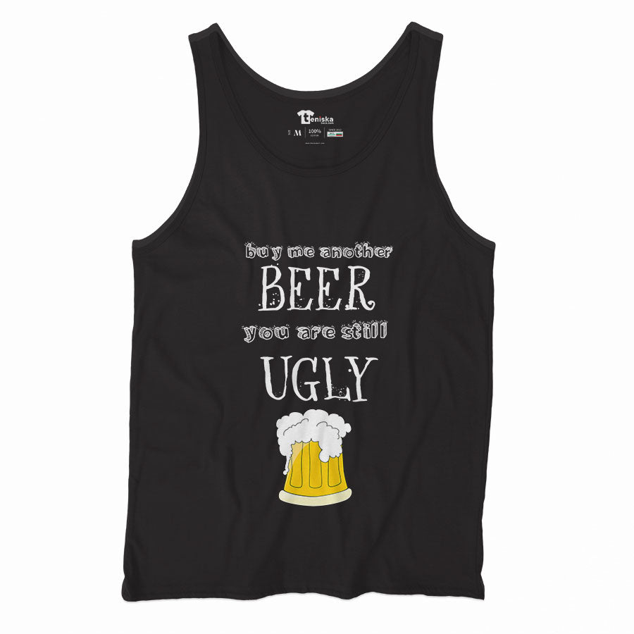 Buy me another BEER_Men-tanktop--BLACK