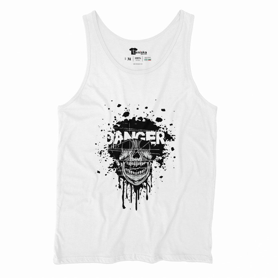 Danger-skull-tanktop-W