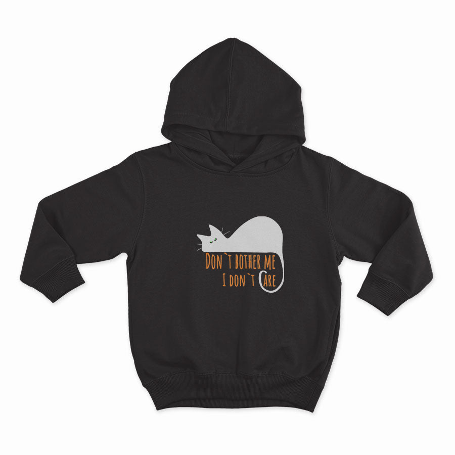 Don`t bother me, i don`t care_HOODIE-BLACK