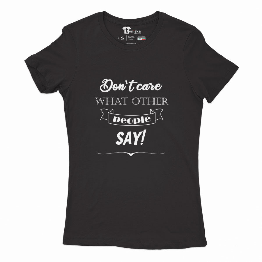 Don`t care what other people say_Girl-mockup-BLACK