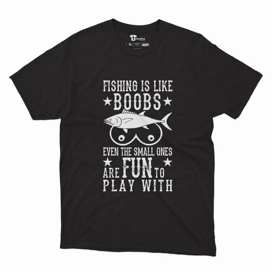 Fishing is like boobs_Men-mockup-BLACK