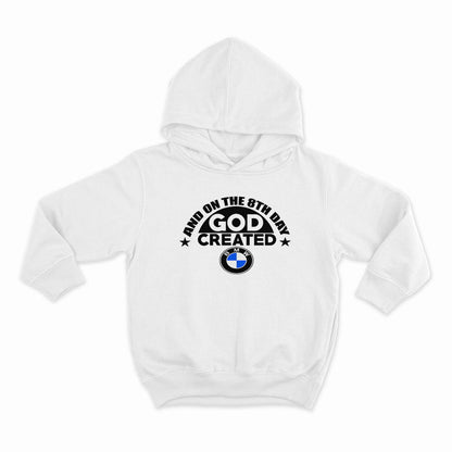 GOD CREATED BMW_HOODIE-WHITE