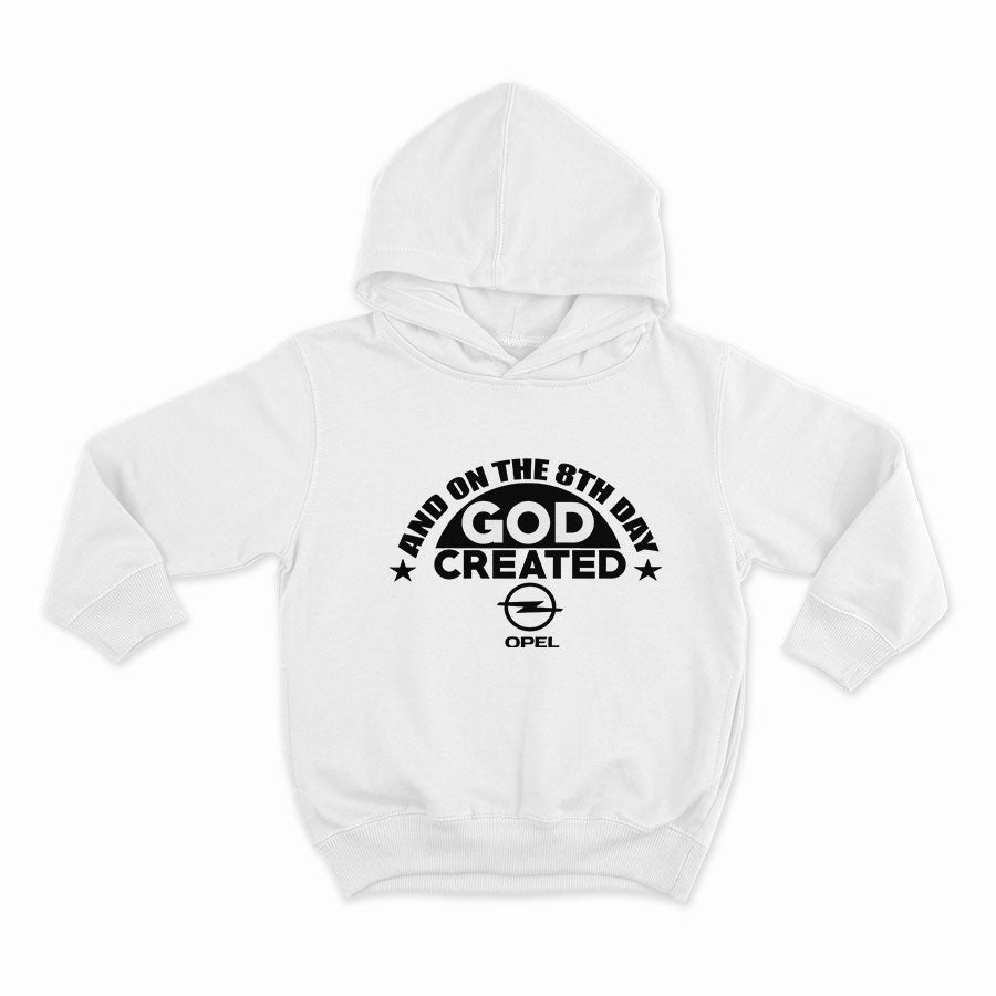 GOD CREATED OPEL_HOODIE-WHITE