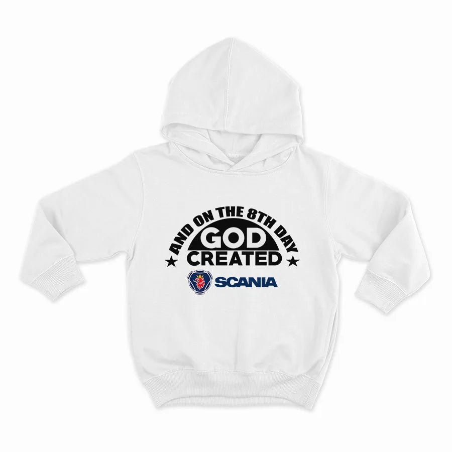 GOD CREATED SCANIA_HOODIE-WHITE