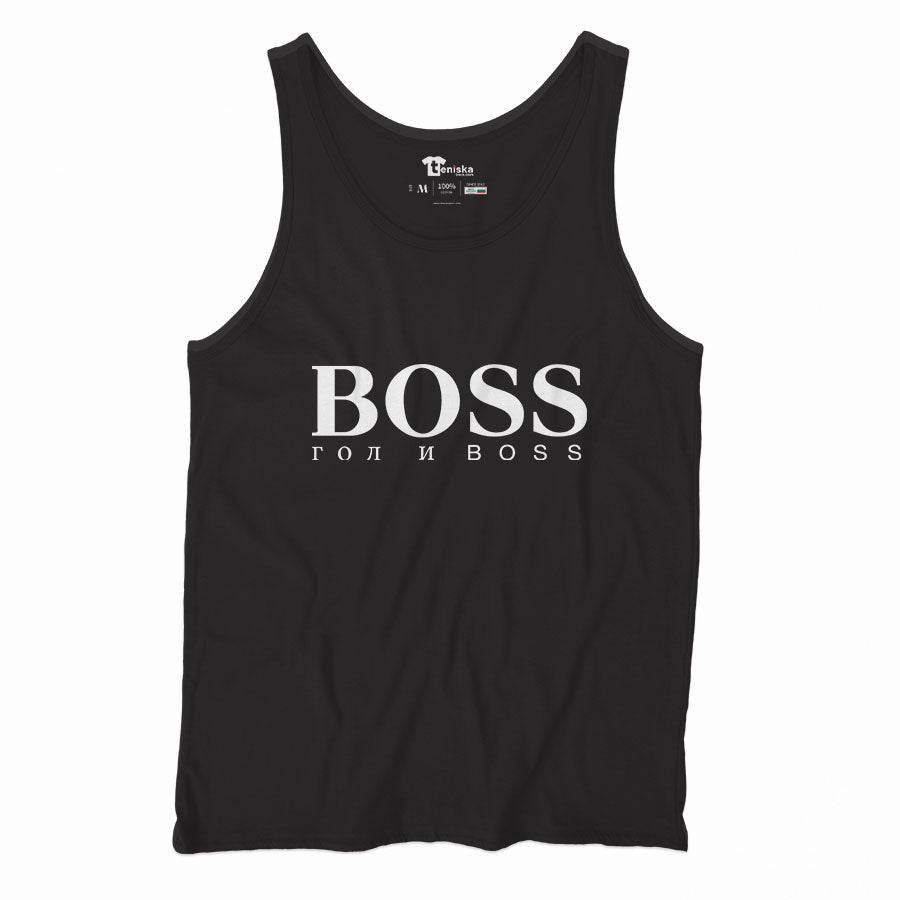 Гол и BOSS _Men-tanktop--BLACK