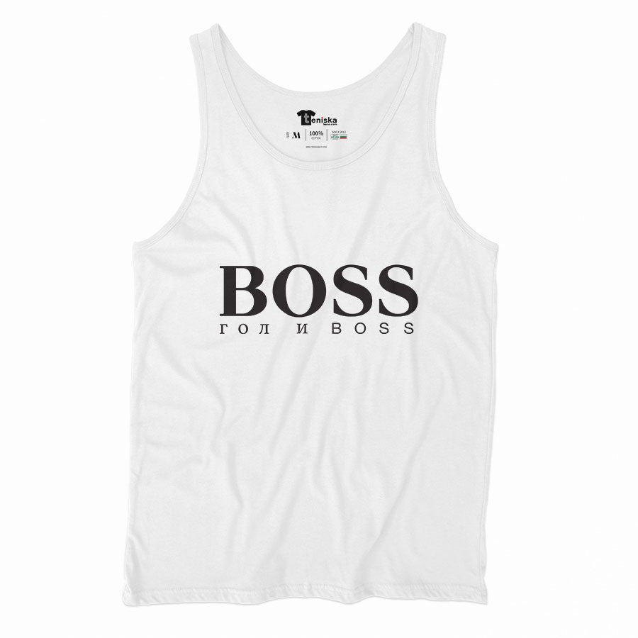 Гол и BOSS _Men-tanktop--WHITE