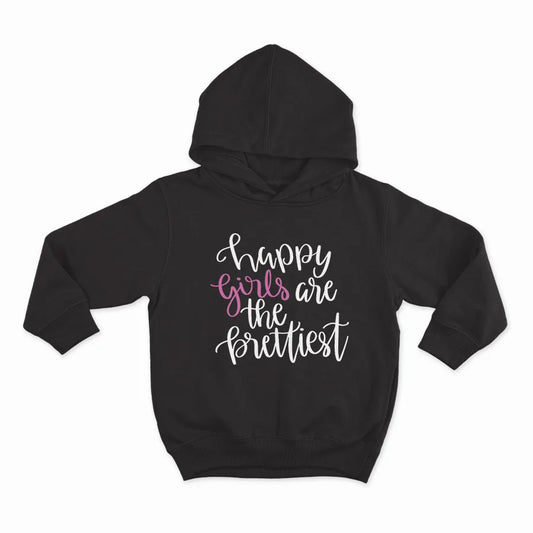 Happy girls are the prettiest_HOODIE-BLACK