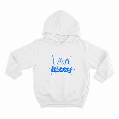 I AM 2LOOP_HOODIE-WHITE