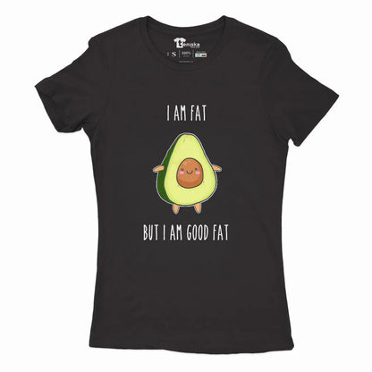 I AM FAT, BUT I AM GOOD FAT_Girl-mockup-BLACK