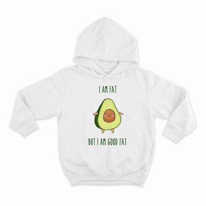 I AM FAT, BUT I AM GOOD FAT_HOODIE-WHITE