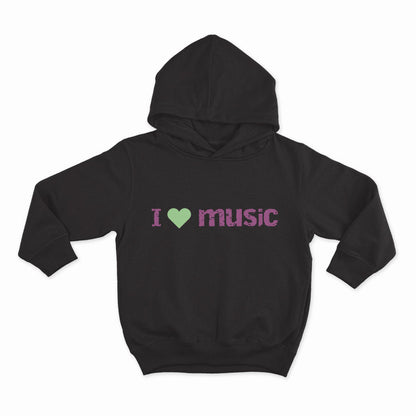 I love music_HOODIE-BLACK