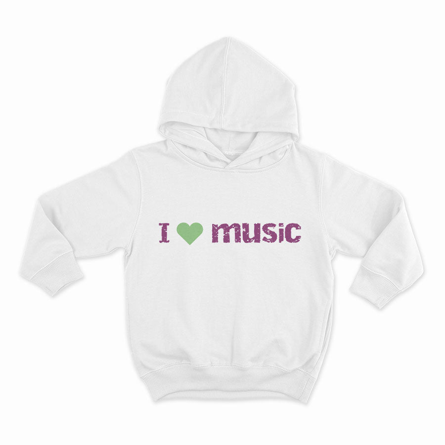 I love music_HOODIE-WHITE