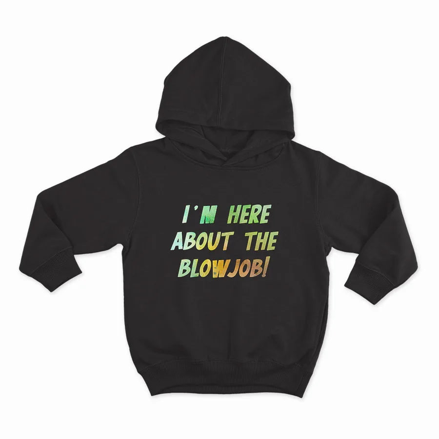 I`m here about the blowjob_HOODIE-BLACK