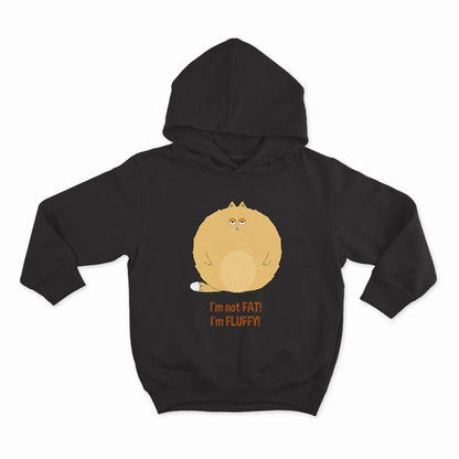 I`m not fat I`m fluffy_HOODIE-BLACK