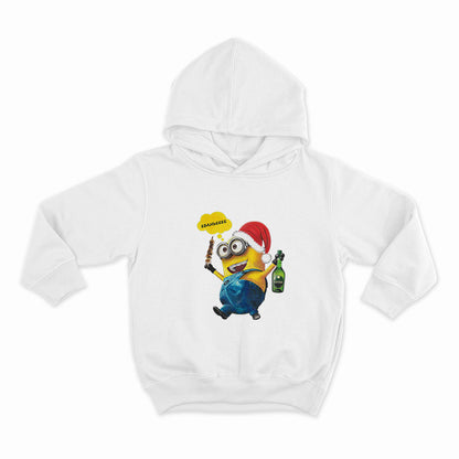 КОЛЕДЕН СЕВЕРОЗАПАДЕН МИНИОН_HOODIE-WHITE