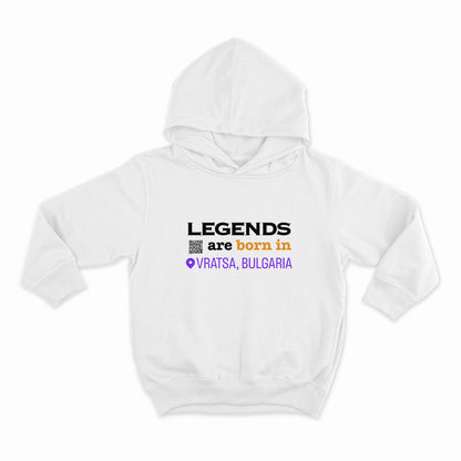 LEGENDS ARE BORN IN VRACA_HOODIE-WHITE