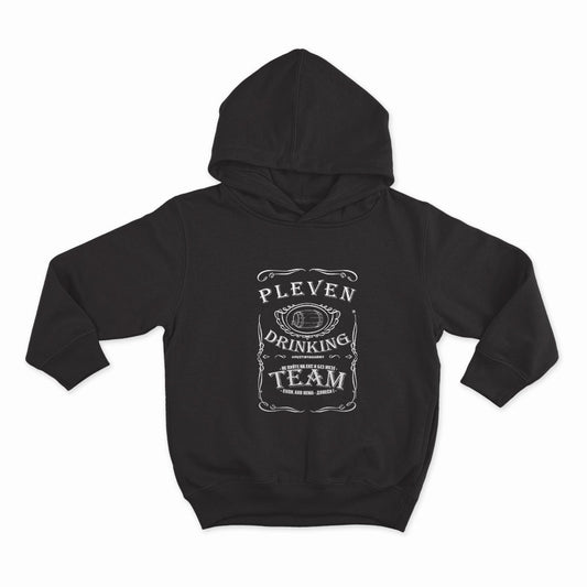 PLEVEN DRINKING TEAM_HOODIE-BLACK