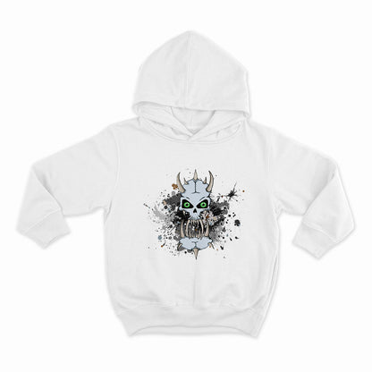 Splash Skull_HOODIE-WHITE