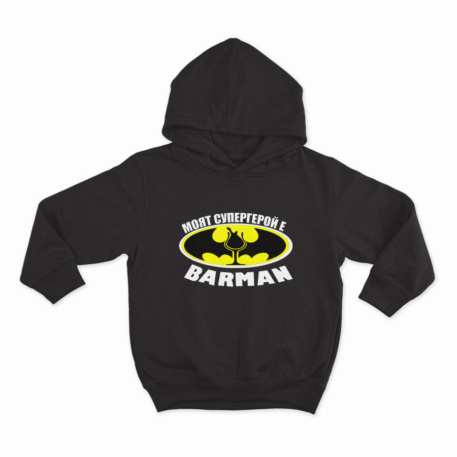 Супергерой BARMAN_HOODIE-BLACK