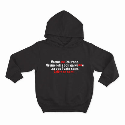 VREME NE LECI RANE_HOODIE-BLACK