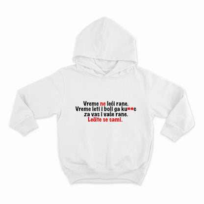 VREME NE LECI RANE_HOODIE-WHITE