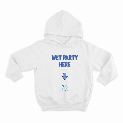 Wet party here_HOODIE-WHITE