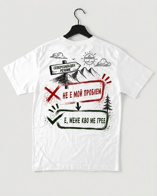 PREMIUM ТЕНИСКА UNISEX - НЕ Е МОЙ ПРОБЛЕМ